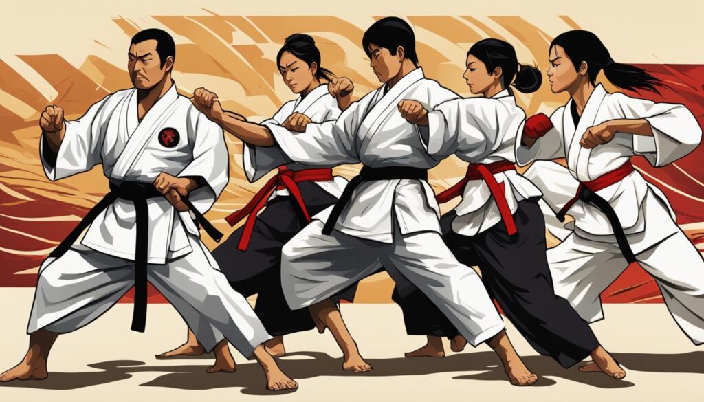evolutie van karate