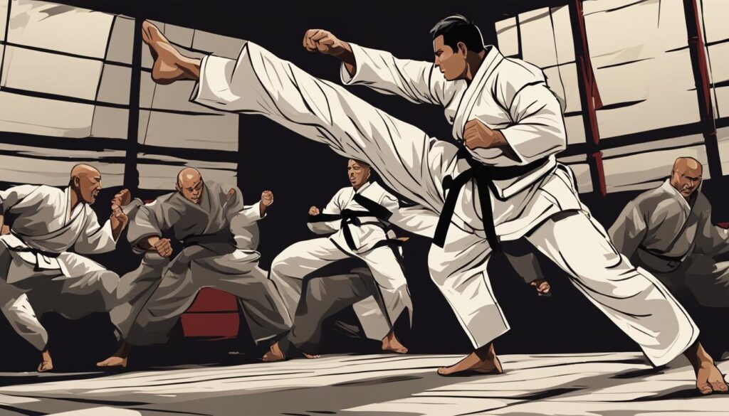 kyokushin karate technieken